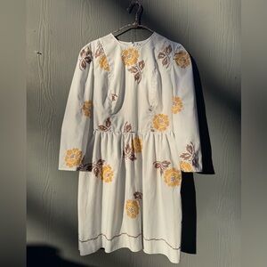 Kitty Badhands Handmade Upcycled Vintage Textile Dress Size MD